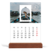 Tischkalender mit Holzfuß Hochformat  — Der offene Bogen [April]