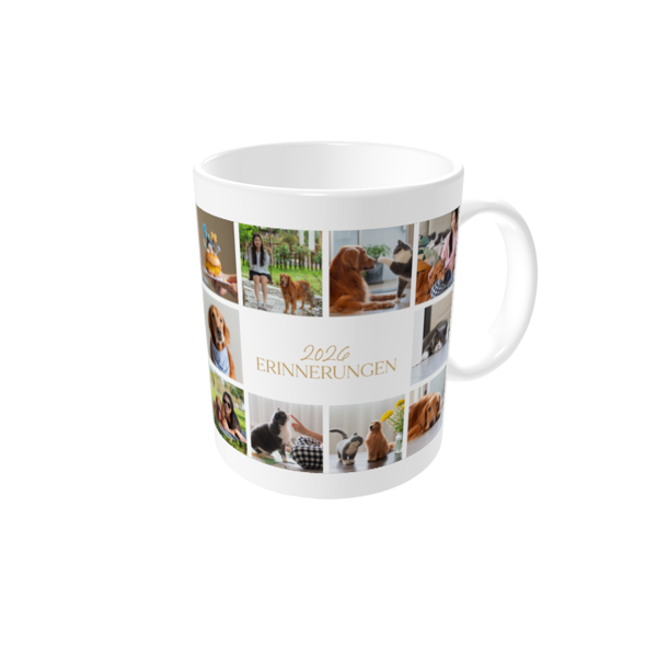 Tasse bedrucken — Erinnerungsmosaik