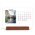 Tischkalender mit Holzfuß Querformat  — Mein Reisebericht [April]