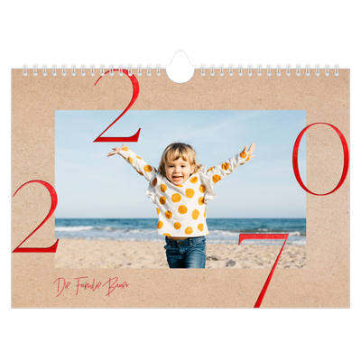Fotokalender A4 — Ein Hauch von Rot [deckblatt]