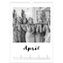 Fotokalender A4 (20 x 30 cm) — Handgeschrieben [April]