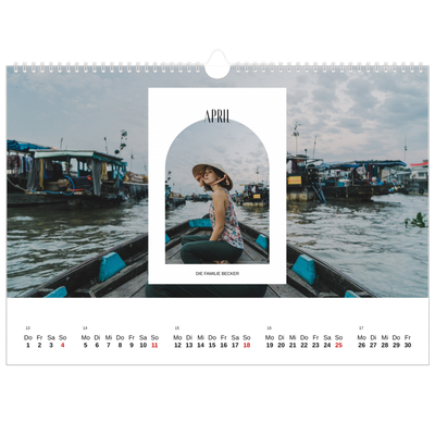 Fotokalender A3 — Der offene Bogen [April]