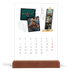 Tischkalender mit Holzfuß Hochformat  — Scrapbook-Flair [April]