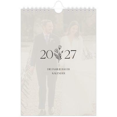 Fotokalender A5 — Blühende Initialen [deckblatt]
