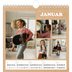 Jahreskalender Quadratisch — Magazinstil [Januar]