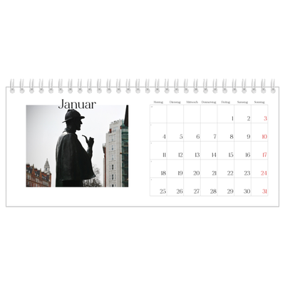 Tischkalender — Mein Reisebericht [Januar]