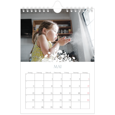 Fotokalender A5 — Blumenmotiv [Mai]