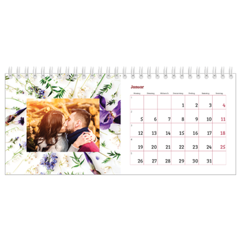 Tischkalender — Blumenrahmen