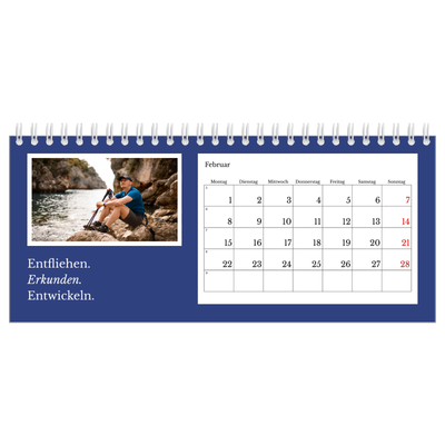Tischkalender — Redaktionelle Erde [Februar]