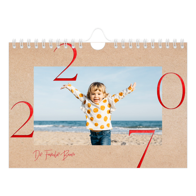 Fotokalender A5 — Ein Hauch von Rot [deckblatt]