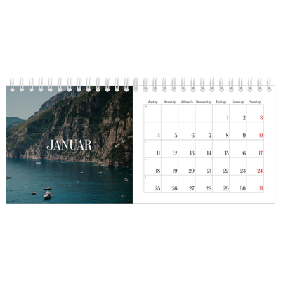 Tischkalender — Endloses Entfliehen [Januar]