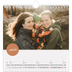 Jahreskalender Quadratisch — Fotosticker [Januar]