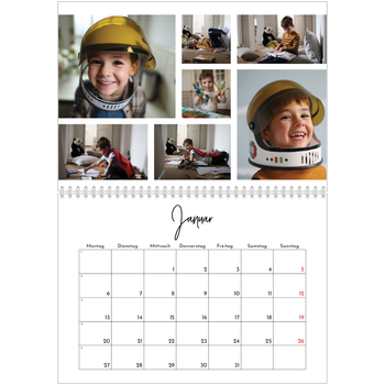 Fotokalender A4 doppelt — Fotoarrangement