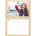 Fotokalender A4 doppelt (30 x 40 cm) — Holzhintergründe [April]