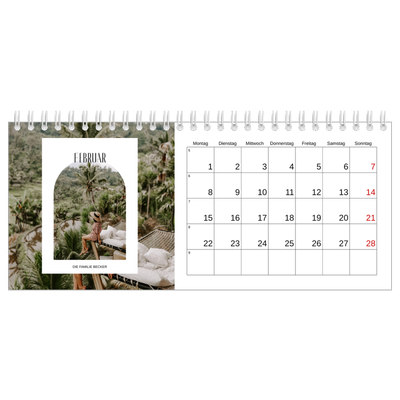 Tischkalender — Der offene Bogen [Februar]