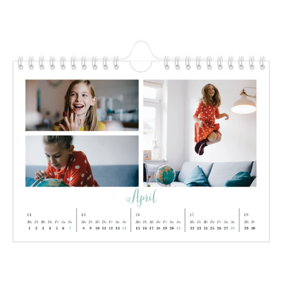 Fotokalender A5 — Hallo Welt [April]