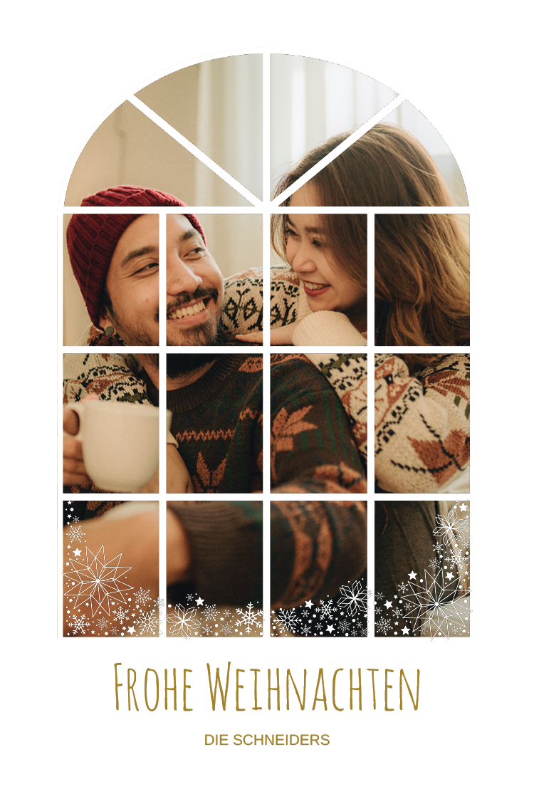 Fotokarten — Festlicher Rahmen