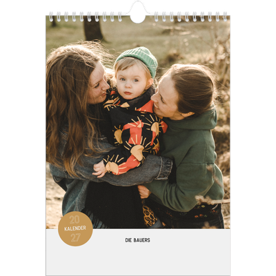 Fotokalender A4 (20 x 30 cm) — Fotosticker [deckblatt]