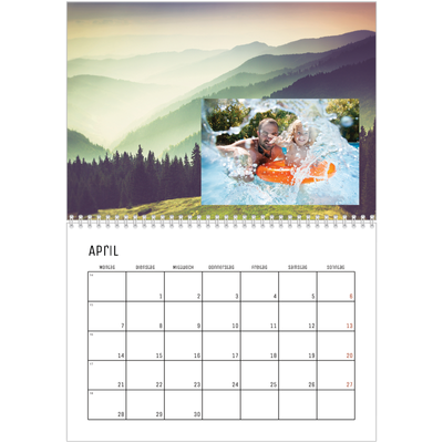 Fotokalender A4 doppelt (30 x 40 cm) — Mutter Natur [April]