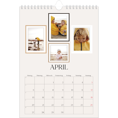 Fotokalender A4 (20 x 30 cm) — Fotowand [April]