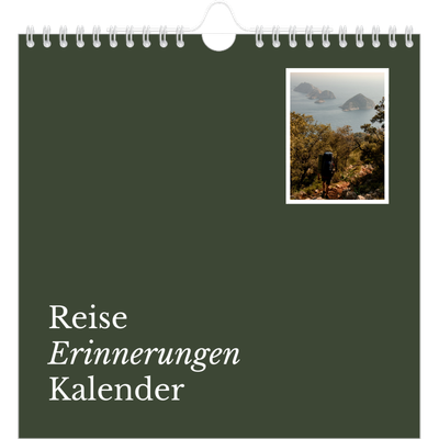 Jahreskalender Quadratisch — Redaktionelle Erde [deckblatt]