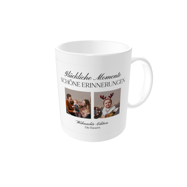 Tasse bedrucken — Glück & Schrift