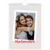 Fotokalender A5 — Karminrote Signatur [deckblatt]