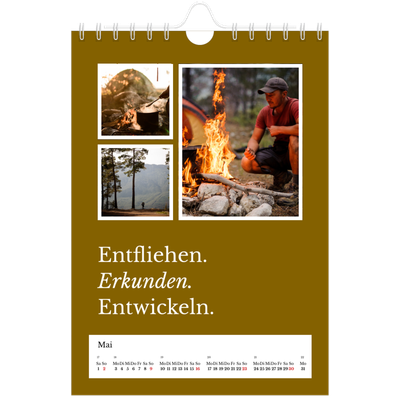 Fotokalender A5 — Redaktionelle Erde [Mai]