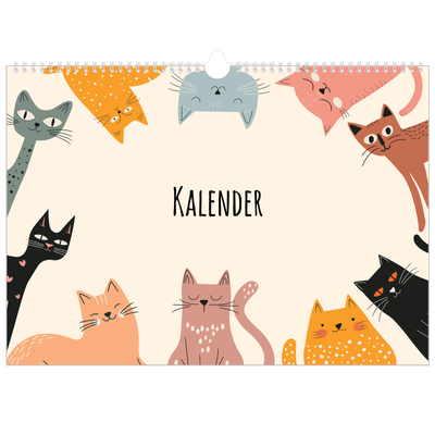 Fotokalender A3 — Katzen und Kritzeleien [deckblatt]