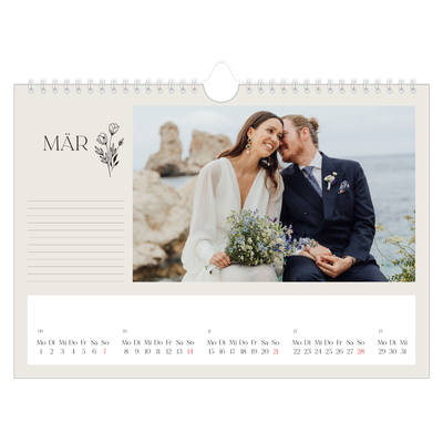 Fotokalender A4 — Blühende Initialen [Marsch]