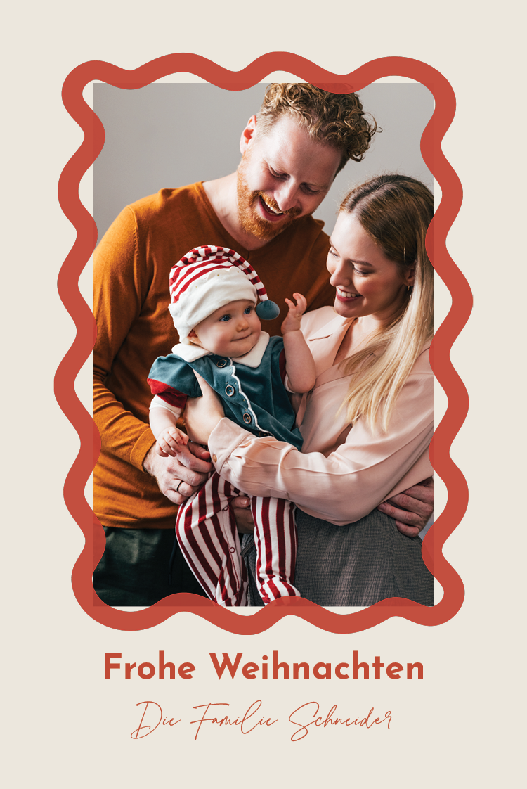 Fotokarten — Festliche Schnörkel