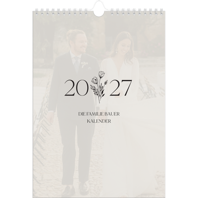 Fotokalender A4 (20 x 30 cm) — Blühende Initialen [deckblatt]