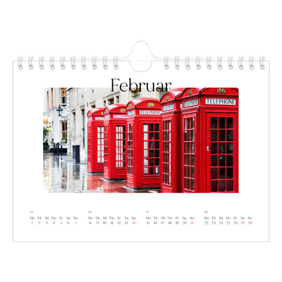 Fotokalender A5 — Mein Reisebericht [Februar]