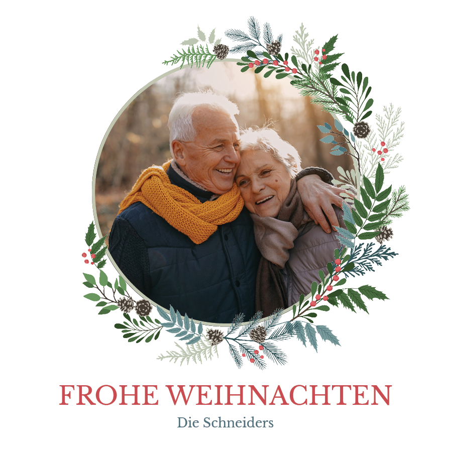 Fotokarten — Winterkranz