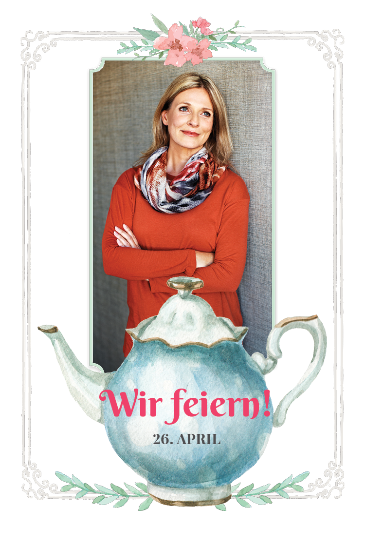 Einladungskarten — Teeparty