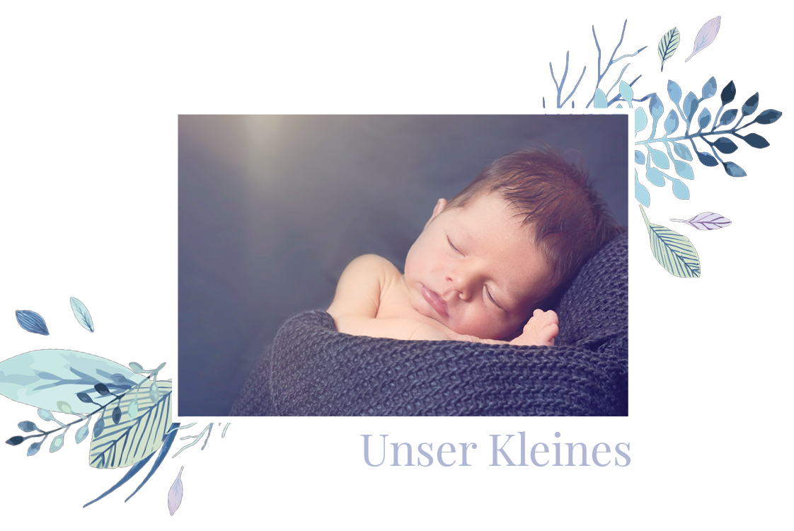 Einladungskarten — Blumenmotif