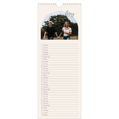 Küchenkalender  — Erinnerungsbogen [Marsch]