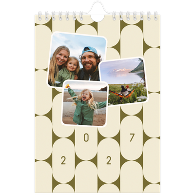 Fotokalender A5 — Retro-Muster [deckblatt]
