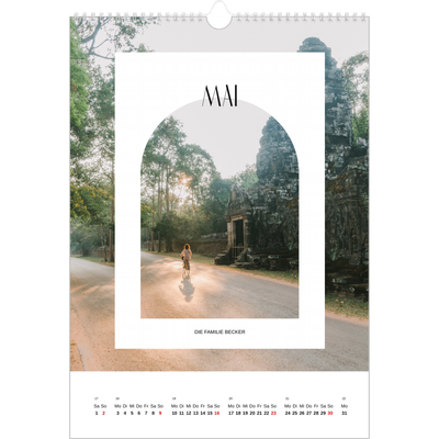 A3 Jahreskalender — Der offene Bogen [Mai]