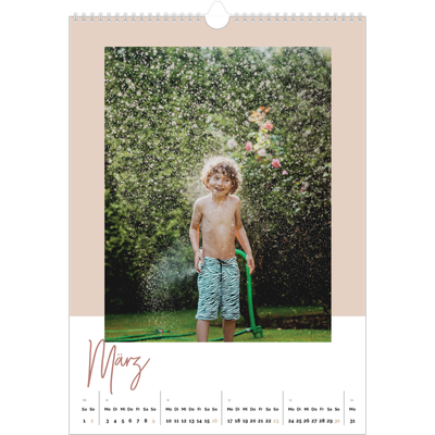 A3 Jahreskalender — Erdige Töne [Marsch]