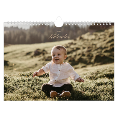 Fotokalender A4 — Eleganter Kalender [deckblatt]