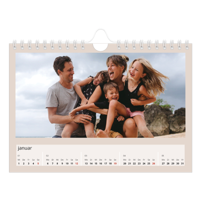 Fotokalender A5 — Erdtöne [Januar]