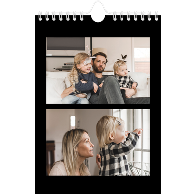 Fotokalender A5 — Schwarzer Rand oben [deckblatt]