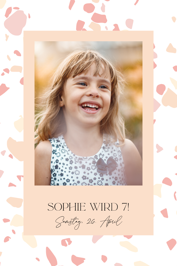 Einladungskarten — Terrazzo