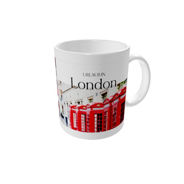 Tasse bedrucken — Mein Reisebericht - London