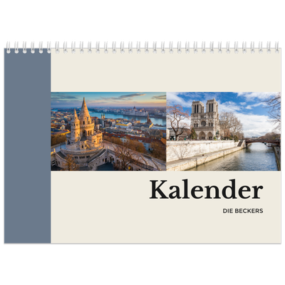 Fotokalender A4 doppelt (30 x 40 cm) — Sehenswürdigkeiten der Welt [deckblatt]
