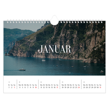 Fotokalender A4 — Endloses Entfliehen