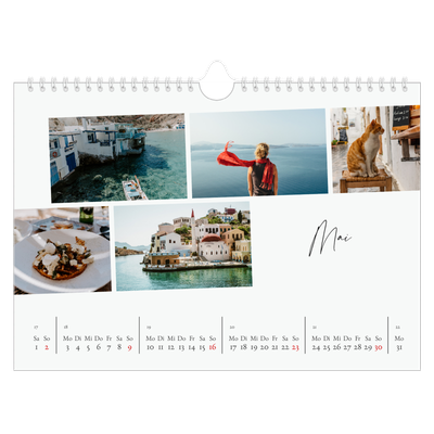 Fotokalender A4 — Städtereise [Mai]