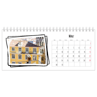 Tischkalender — Scrapbook-Schnappschüsse [Marsch]