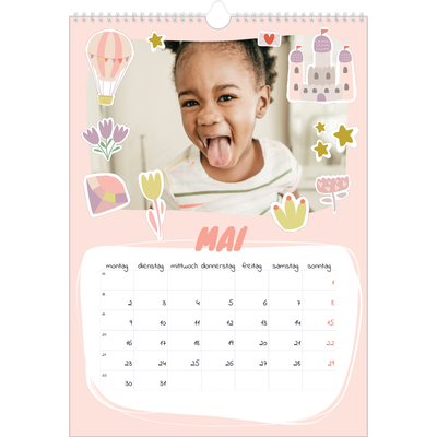 A3 Jahreskalender — Magischer Regenbogen [deckblatt]